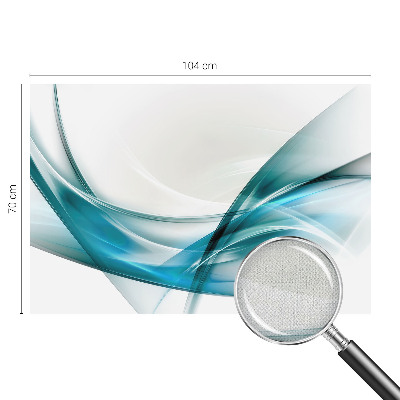 Papel de parede autocolante para quarto Ondas azuis