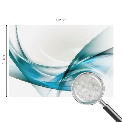 Papel de parede autocolante para quarto Ondas azuis