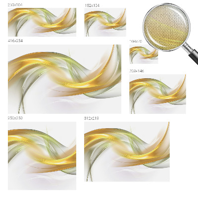 Autocolante de parede fotográfico Harmonia fluida