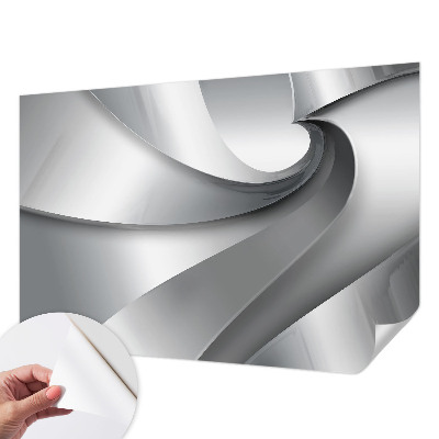 Papel de parede autocolante com padrão de espirais geométricas