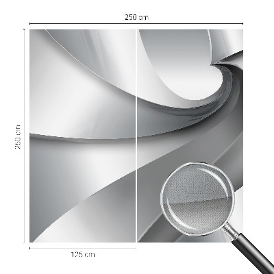 Papel de parede autocolante com padrão de espirais geométricas