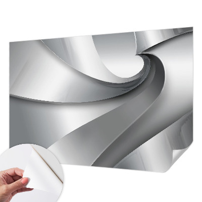 Papel de parede autocolante com padrão de espirais geométricas