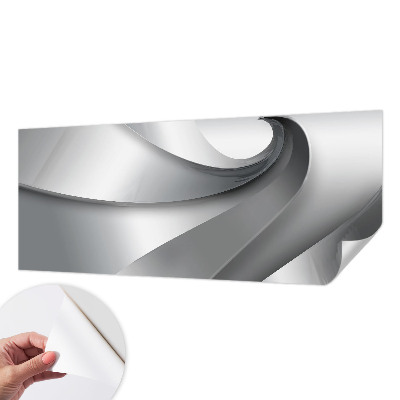 Papel de parede autocolante com padrão de espirais geométricas