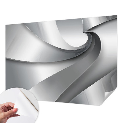 Papel de parede autocolante com padrão de espirais geométricas
