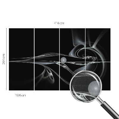 Papel de parede 3D Linhas fluidas