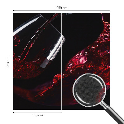 Papel de parede autocolante na cor vinho tinto