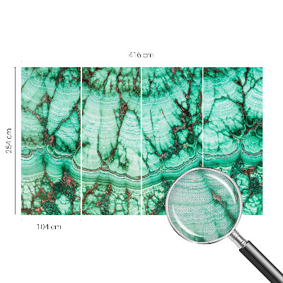 Papel de parede infantil Padrões verdes