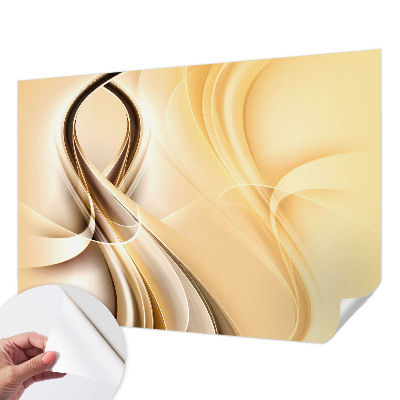 Papel de parede autocolante para sala Linhas onduladas