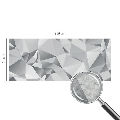 Papel de parede 3D com padrão de geometria abstrata