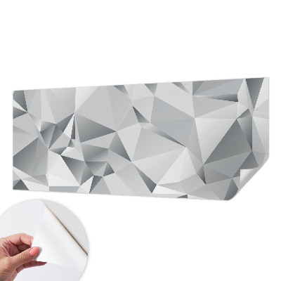 Papel de parede 3D com padrão de geometria abstrata
