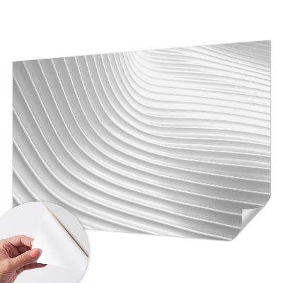 Papel de parede autocolante com padrão de ondas elegantes