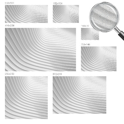 Papel de parede autocolante com padrão de ondas elegantes