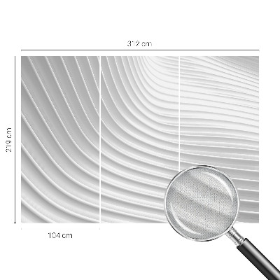 Papel de parede autocolante com padrão de ondas elegantes