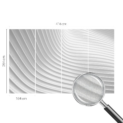 Papel de parede autocolante com padrão de ondas elegantes