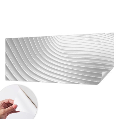 Papel de parede autocolante com padrão de ondas elegantes