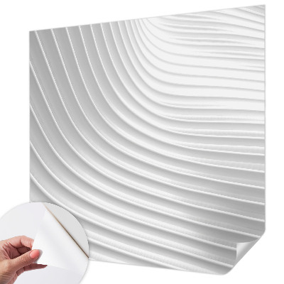 Papel de parede autocolante com padrão de ondas elegantes