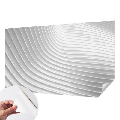 Papel de parede autocolante com padrão de ondas elegantes