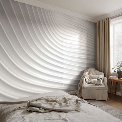 Papel de parede autocolante com padrão de ondas elegantes