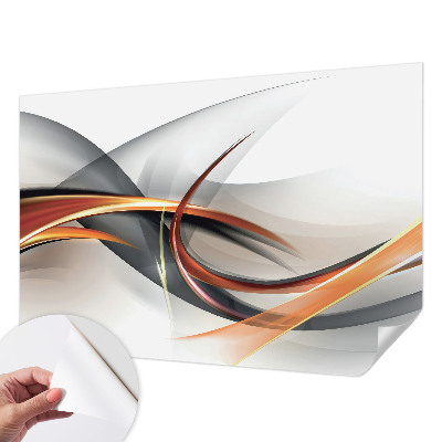 Papel de parede infantil com padrão de dinâmica abstrata