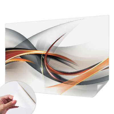 Papel de parede infantil com padrão de dinâmica abstrata