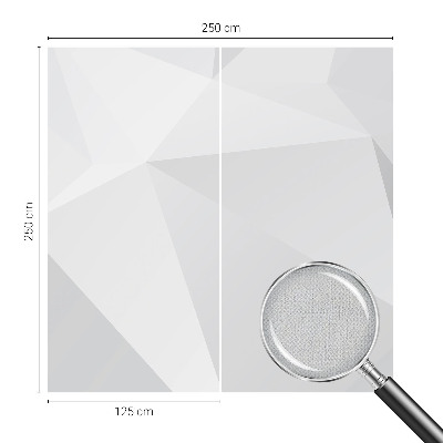 Papel de parede para criança com padrão de triângulos cinzentos