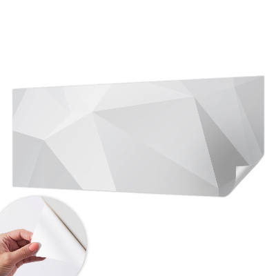 Papel de parede para criança com padrão de triângulos cinzentos