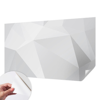 Papel de parede para criança com padrão de triângulos cinzentos