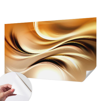 Papel de parede autocolante para sala com padrão de linhas fluidas