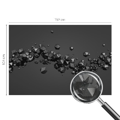 Papel de parede autocolante para quarto caroços pretos