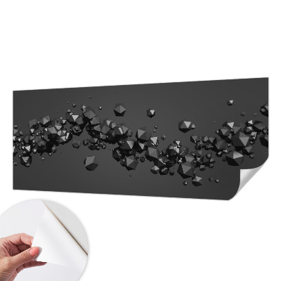 Papel de parede autocolante para quarto caroços pretos