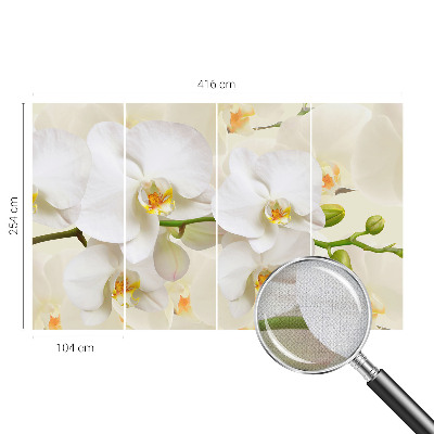 Papel de parede autocolante com estampa de riqueza floral