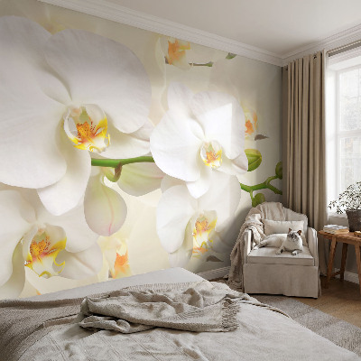Papel de parede autocolante com estampa de riqueza floral