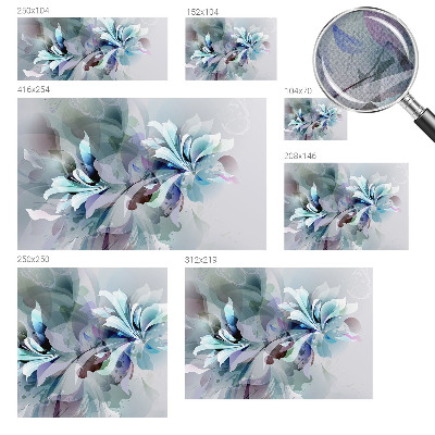 Papel de parede para criança com padrão de abstração floral