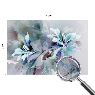 Papel de parede para criança com padrão de abstração floral