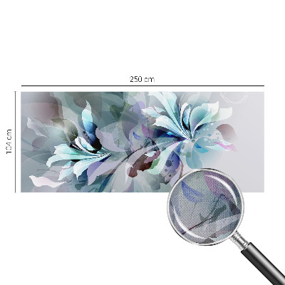 Papel de parede para criança com padrão de abstração floral