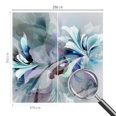 Papel de parede para criança com padrão de abstração floral