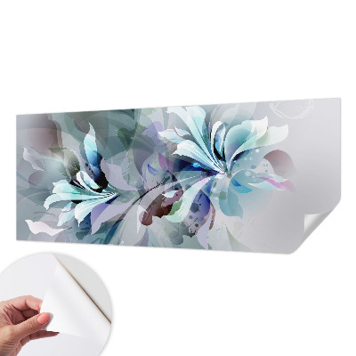 Papel de parede para criança com padrão de abstração floral