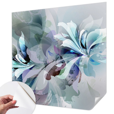 Papel de parede para criança com padrão de abstração floral