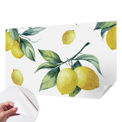 Autocolante de parede fotográfico motivo de limão