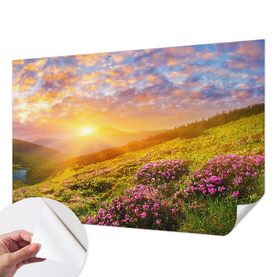 Papel de parede autocolante com padrão Oeste Montanhoso