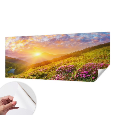 Papel de parede autocolante com padrão Oeste Montanhoso