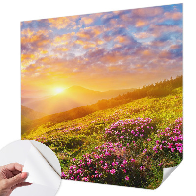Papel de parede autocolante com padrão Oeste Montanhoso