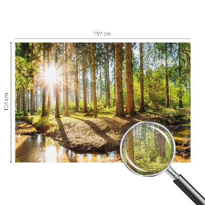 Papel de parede autocolante para sala Idílio na floresta