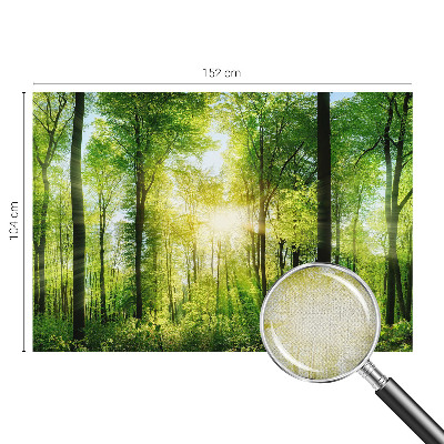 Papel de parede autocolante com estampa 'Harmonia da floresta'