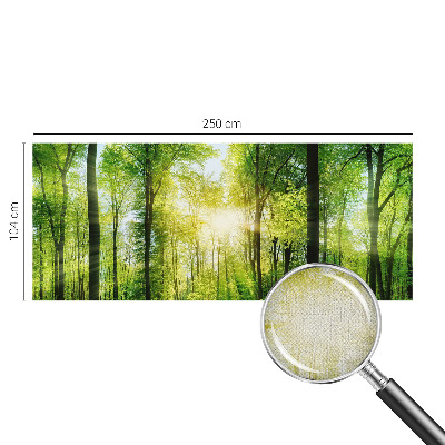 Papel de parede autocolante com estampa 'Harmonia da floresta'