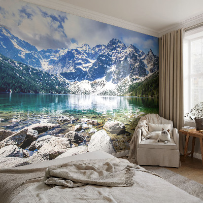 Papel de parede 3D Paisagem montanhosa