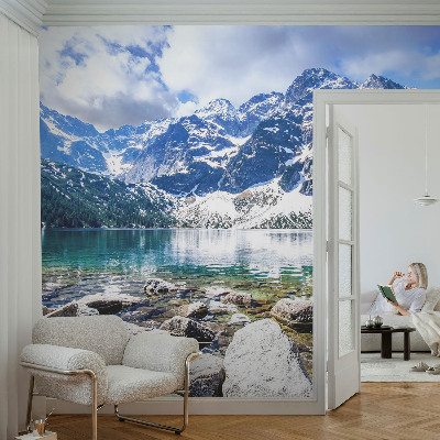 Papel de parede 3D Paisagem montanhosa