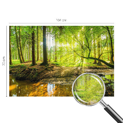 Papel de parede autocolante para sala com paisagem verde