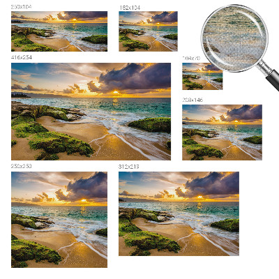 Papel de parede autocolante para quarto Harmonia marítima