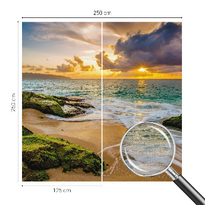 Papel de parede autocolante para quarto Harmonia marítima